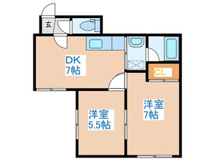 フェリス宮北の物件間取画像